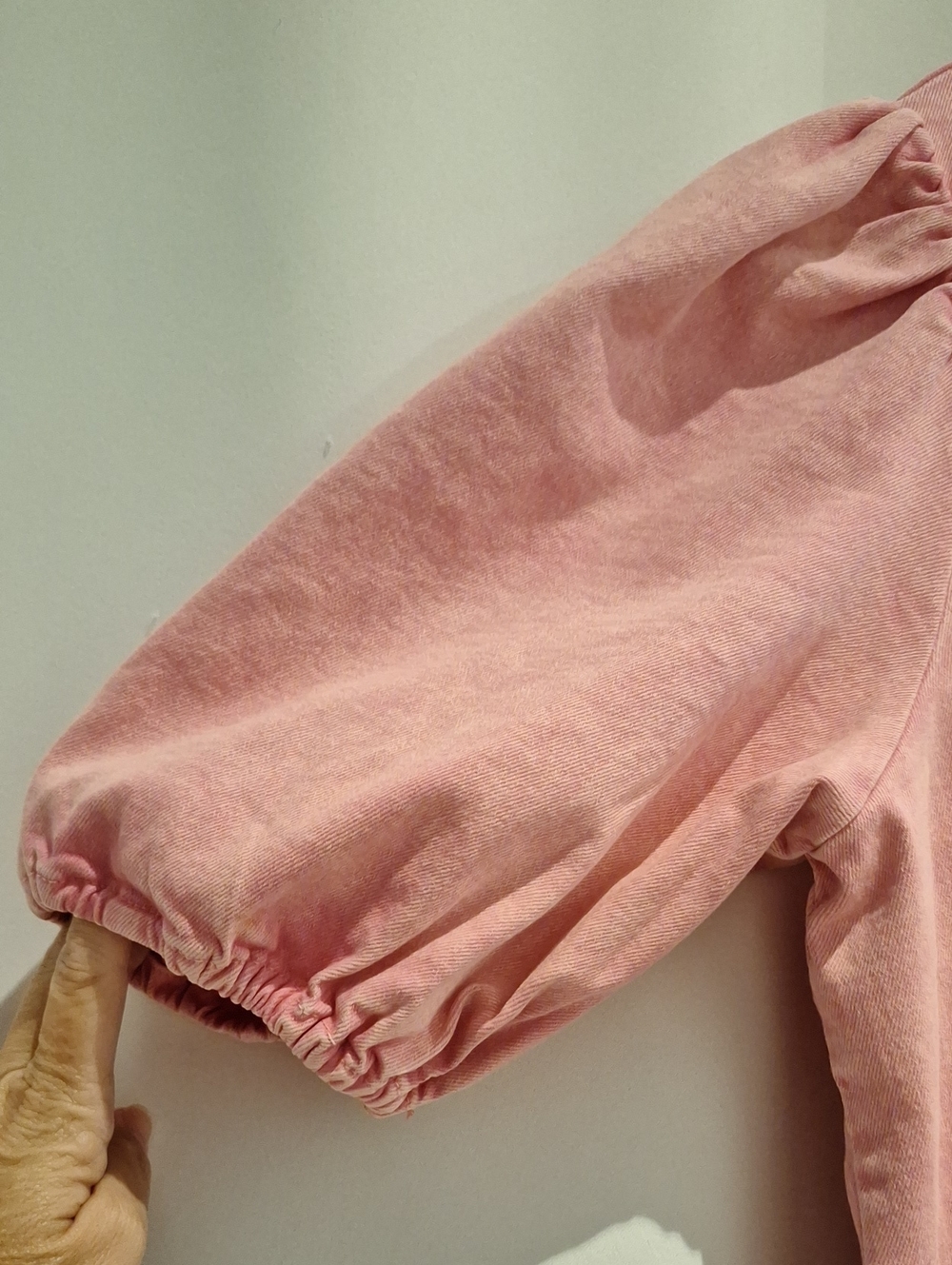 Hyacinth House Tuckernut Madeline Pink Denim Midi Dress - Picture 6 of 14